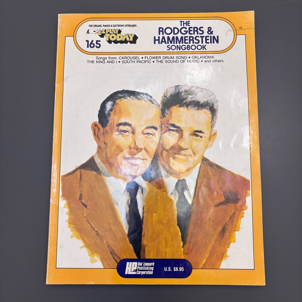 Rodgers & Hammerstein Songbook: E-Z Play Today Volume 165 - Vintage Sheet Music